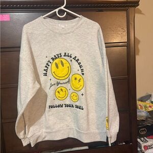 Happy Days Gray Women's Sweater